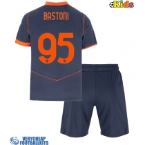 Inter Milan Alessandro Bastoni #95 Replica Third Minikit 2025-26 Short Sleeve (+ pants)